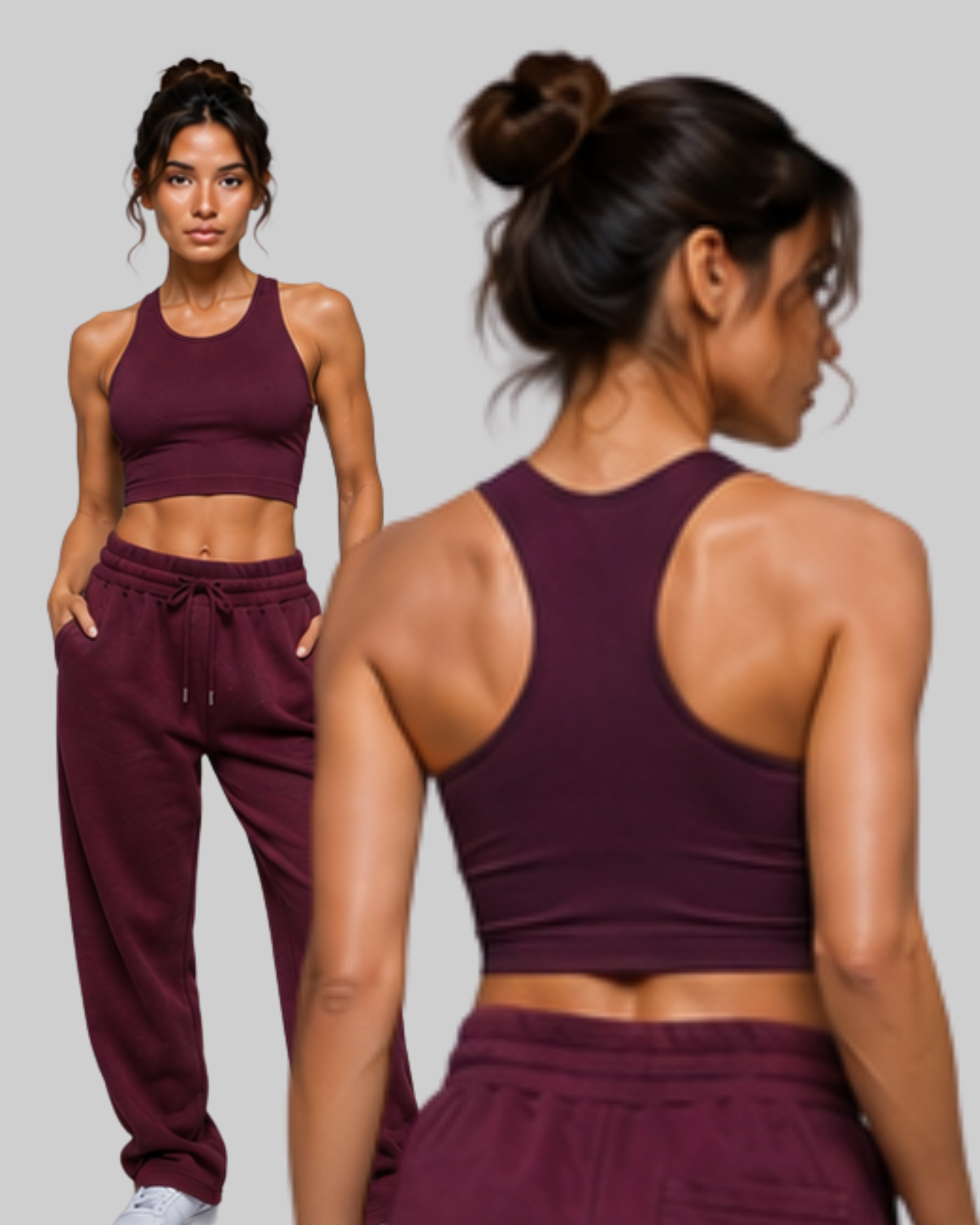 Racer Back Crop Top