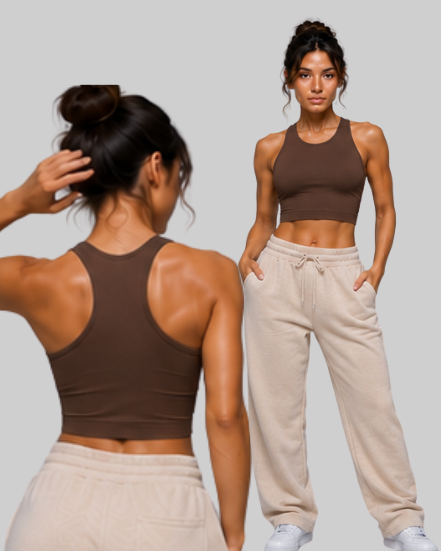 Racer Back Crop Top