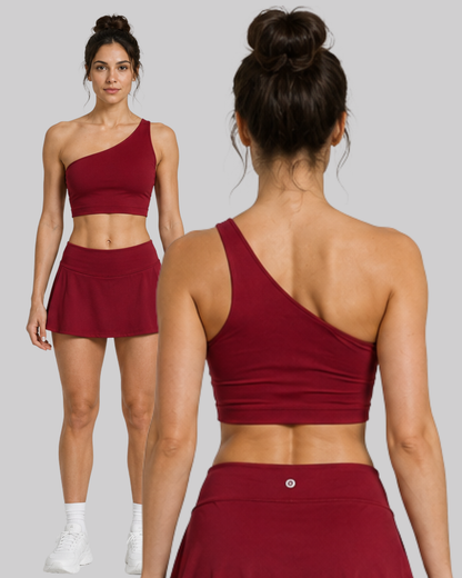 One Shoulder Crop Top