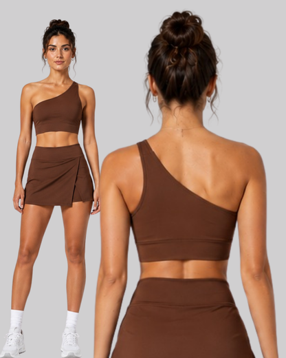 One Shoulder Crop Top