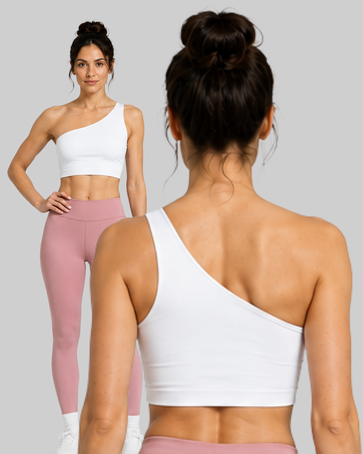 One Shoulder Crop Top