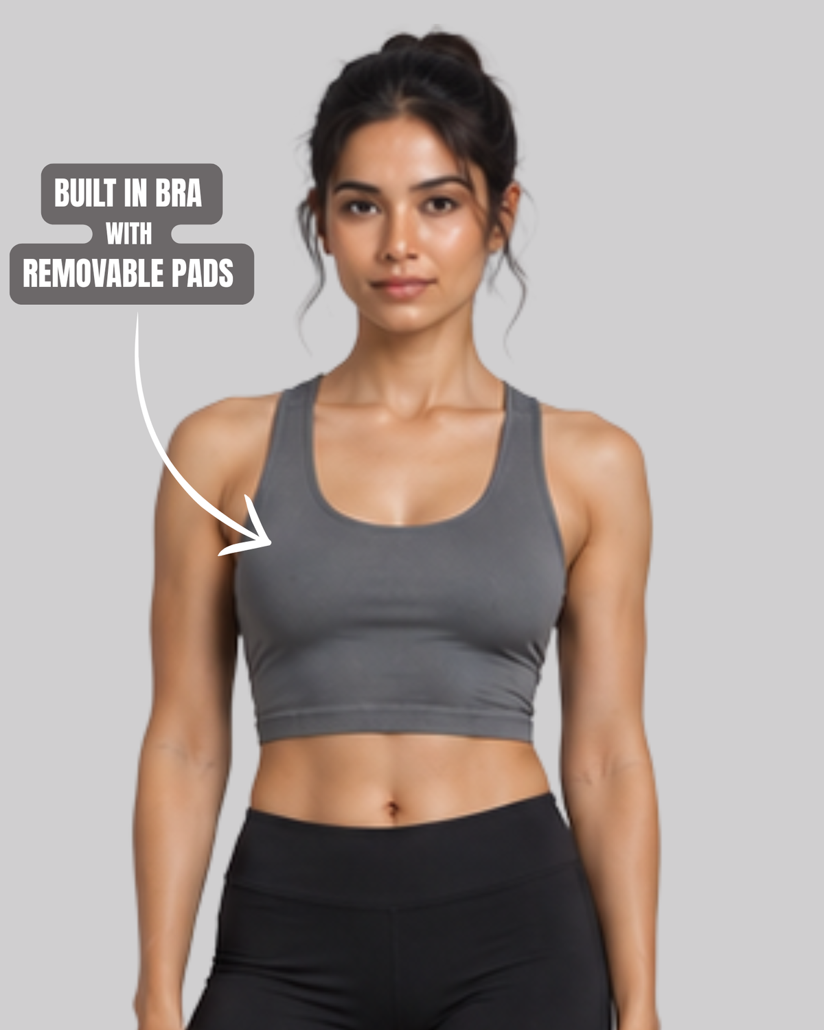 Racer Back Crop Top