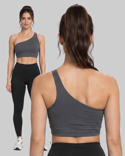 One Shoulder Crop Top