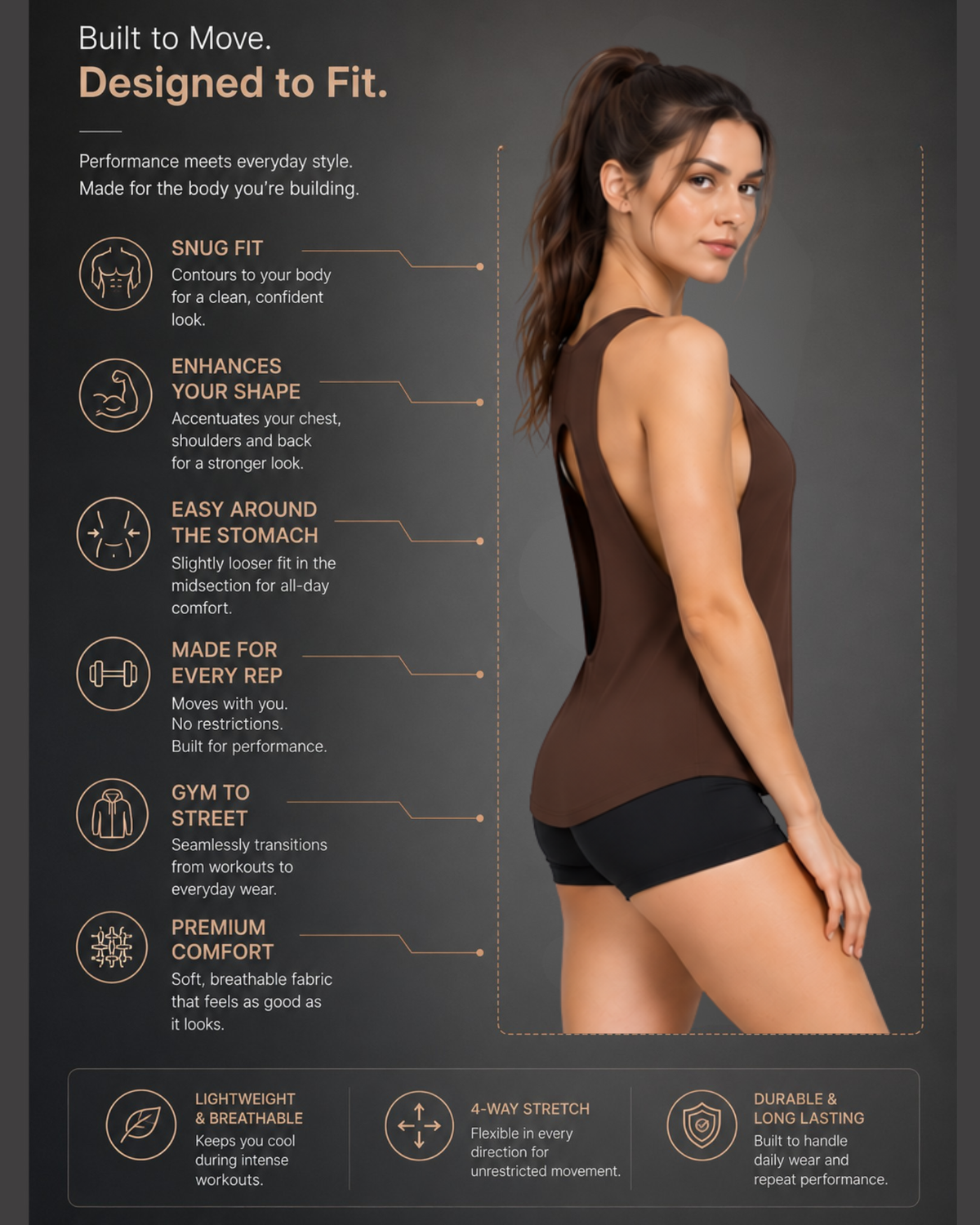 Halo Back Tank