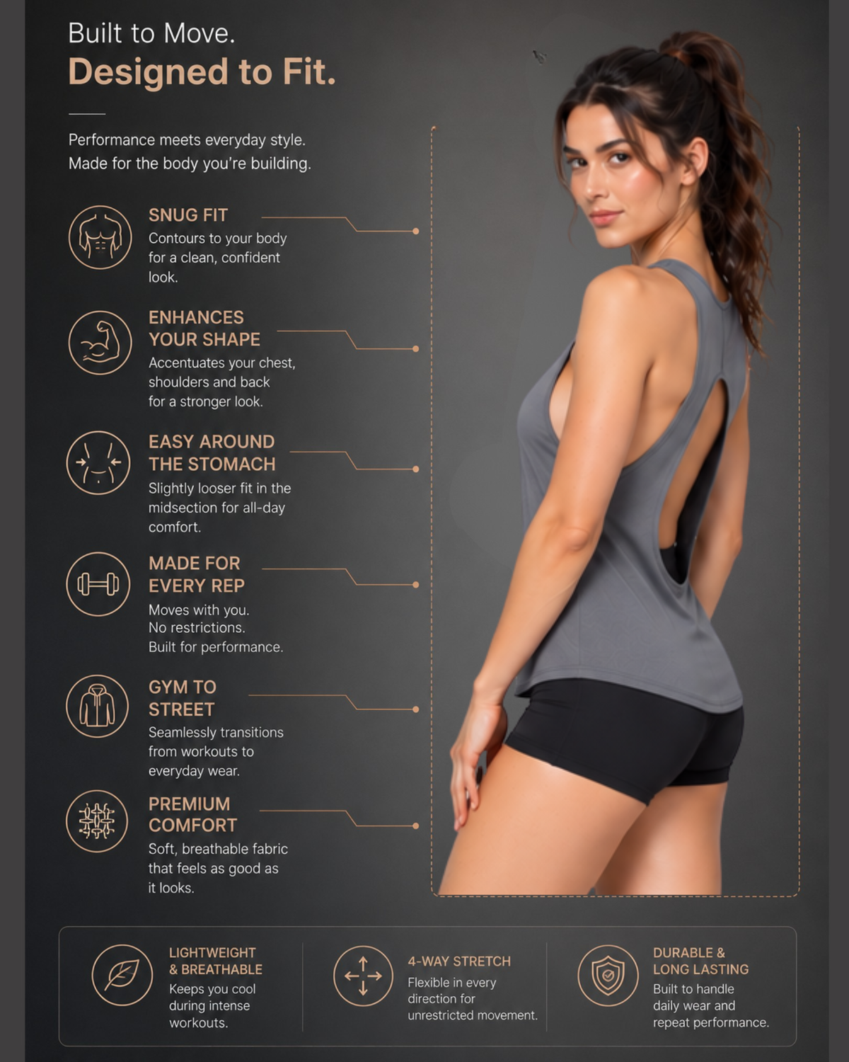Halo Back Tank