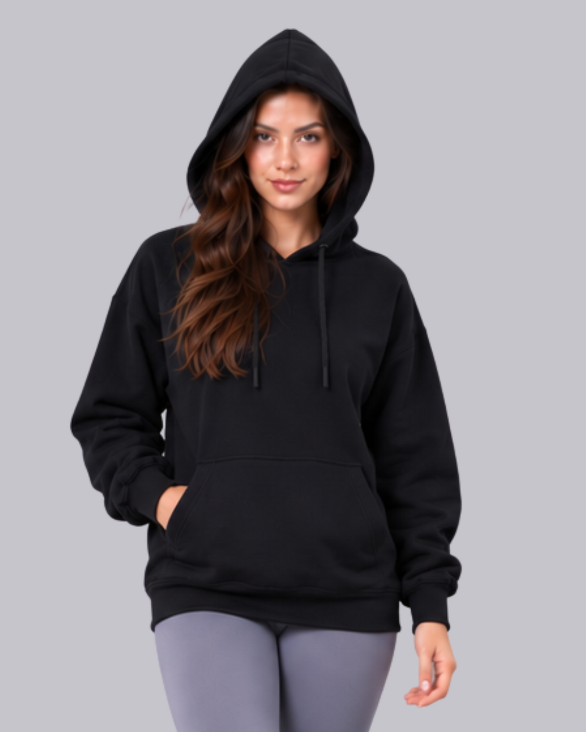 Oversized Drop Shoulders Hoodie