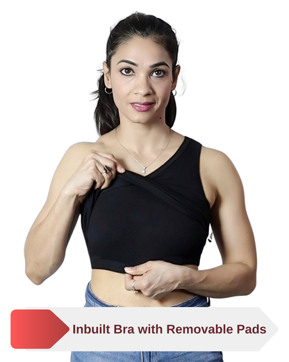 One Shoulder Crop Top