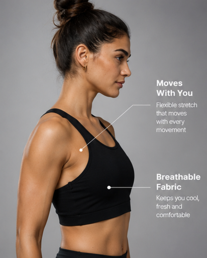 X Back Crop Top