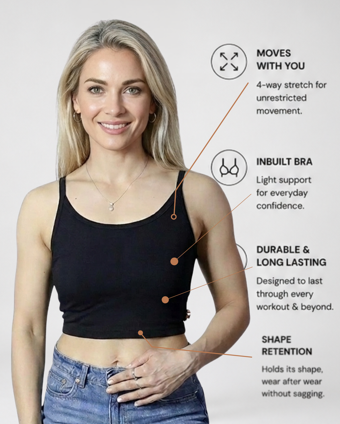 Cross Back Crop Top