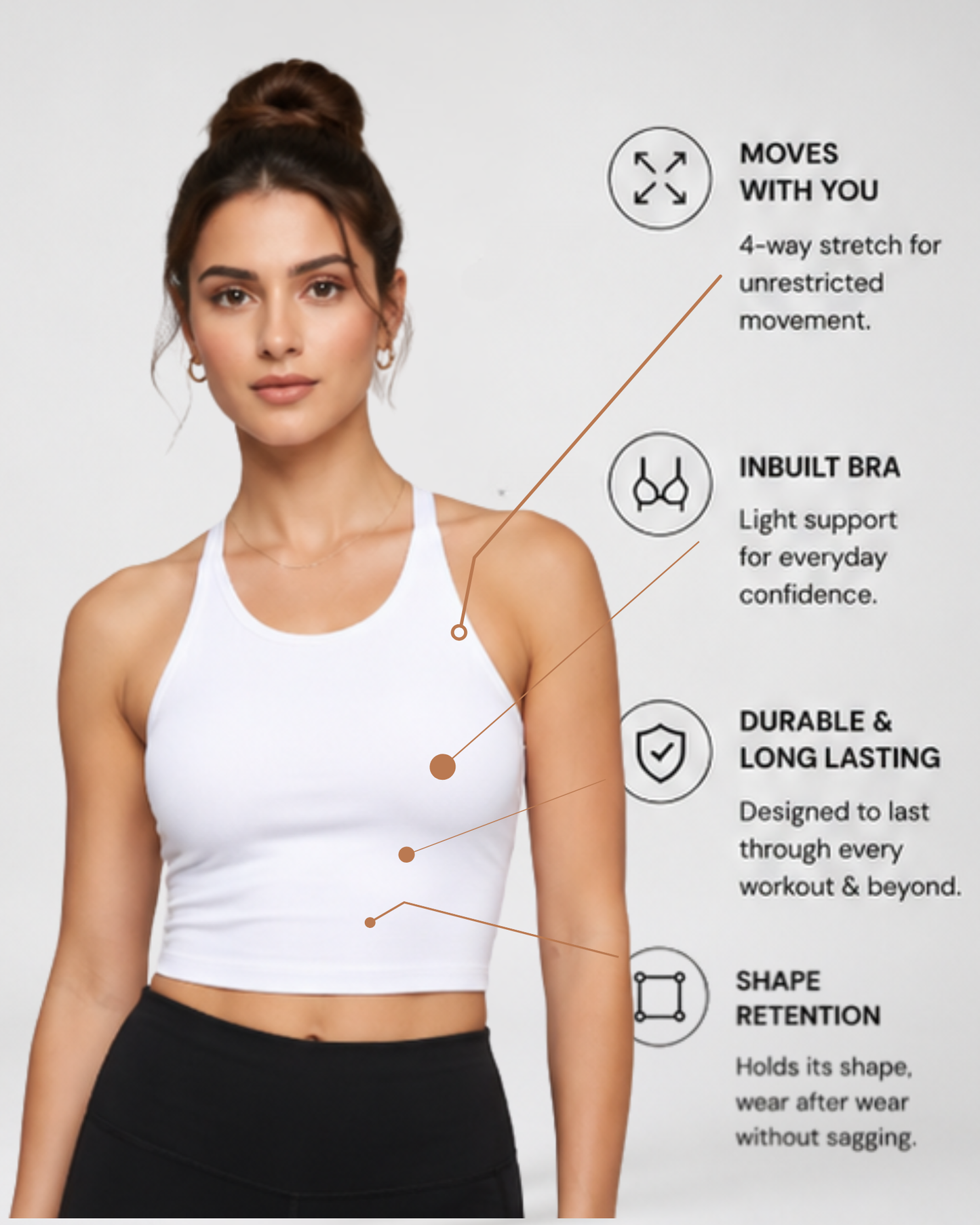Cross Back Crop Top