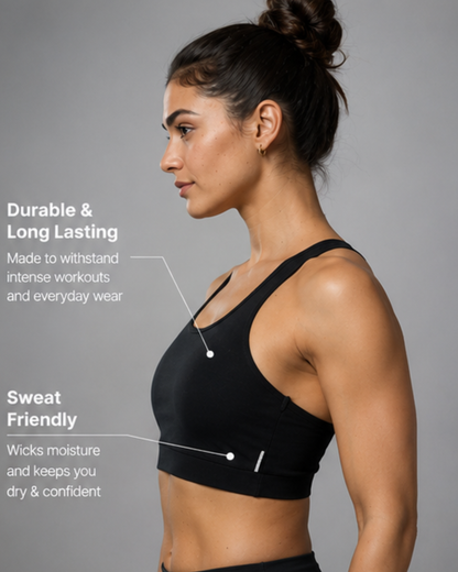 X Back Crop Top