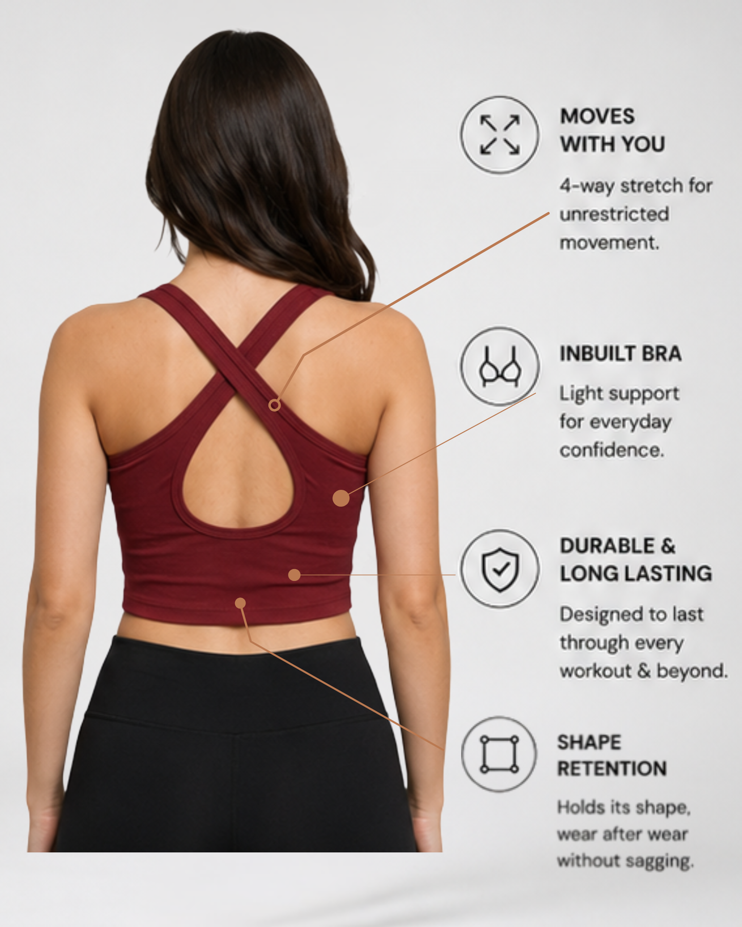 Cross Back Crop top 101