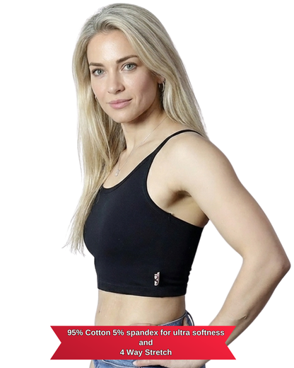 Cross Back Crop Top