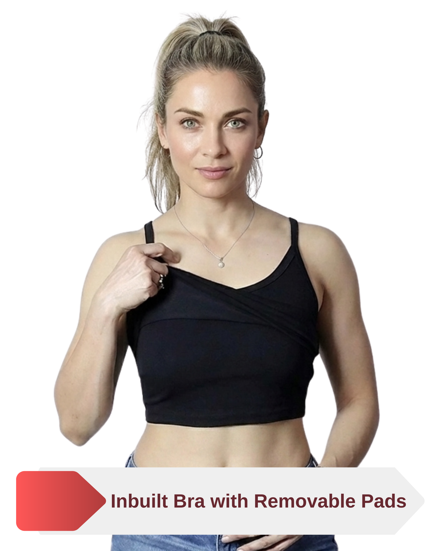Cross Back Crop Top