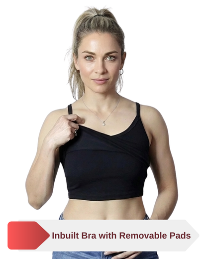 Cross Back Crop Top