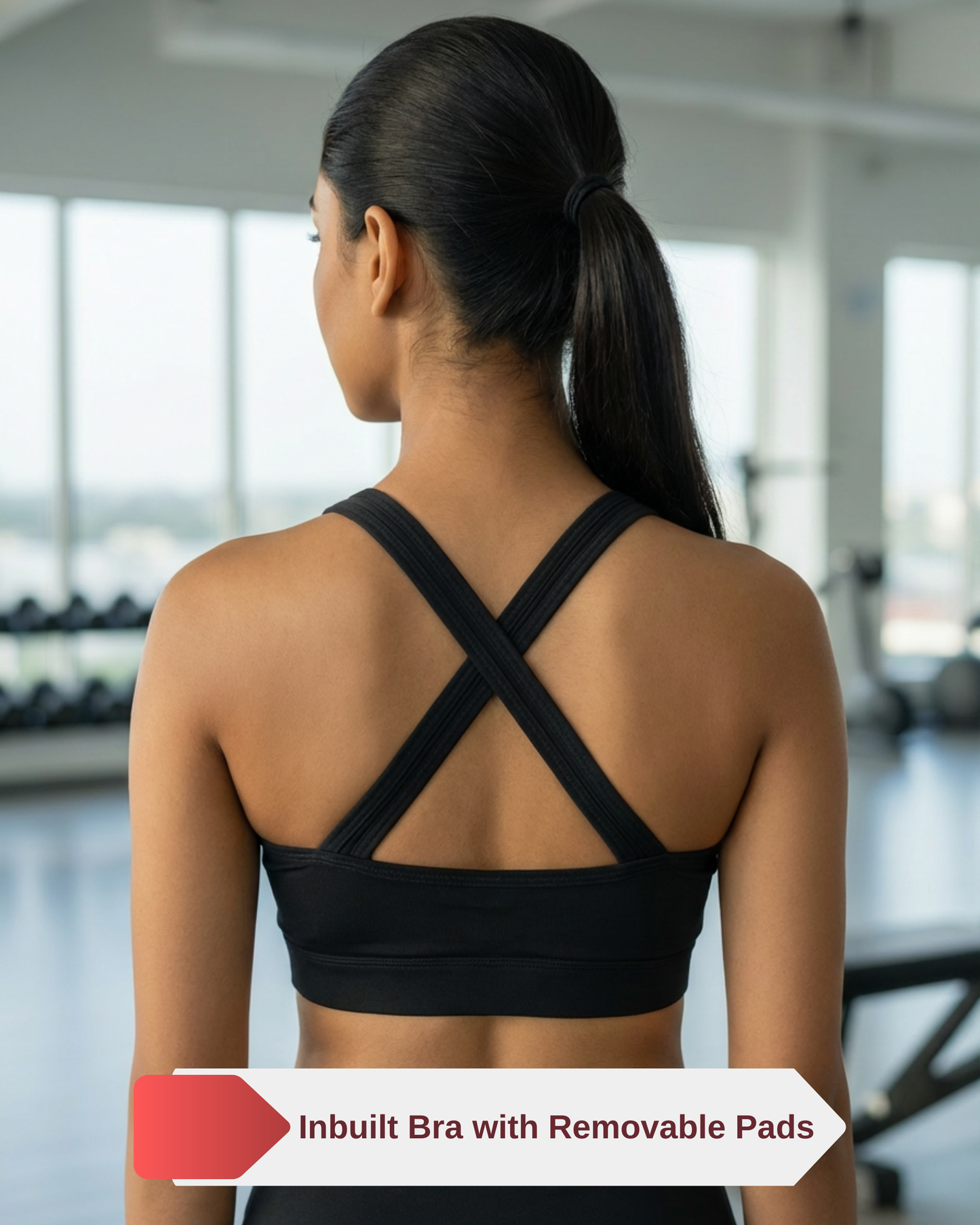 X Back Crop Top