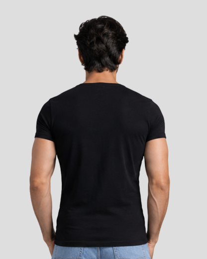Muscle Fit Round Neck Tee